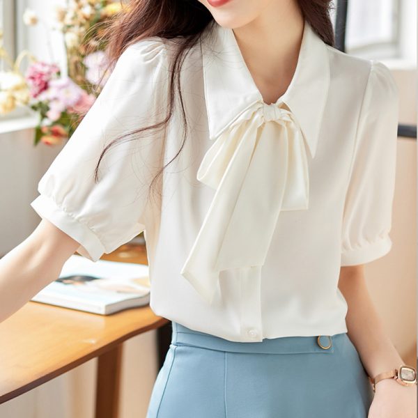 White Streamer Shirt.