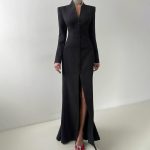 High Waist Button Detail Dress for Women