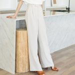 Business Essential Ivory Wide Slacks