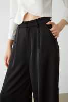 Montserrat Black Wide Leg Pants