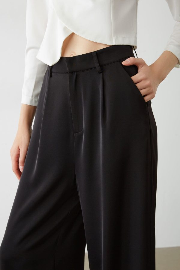 Montserrat Black Wide Leg Pants