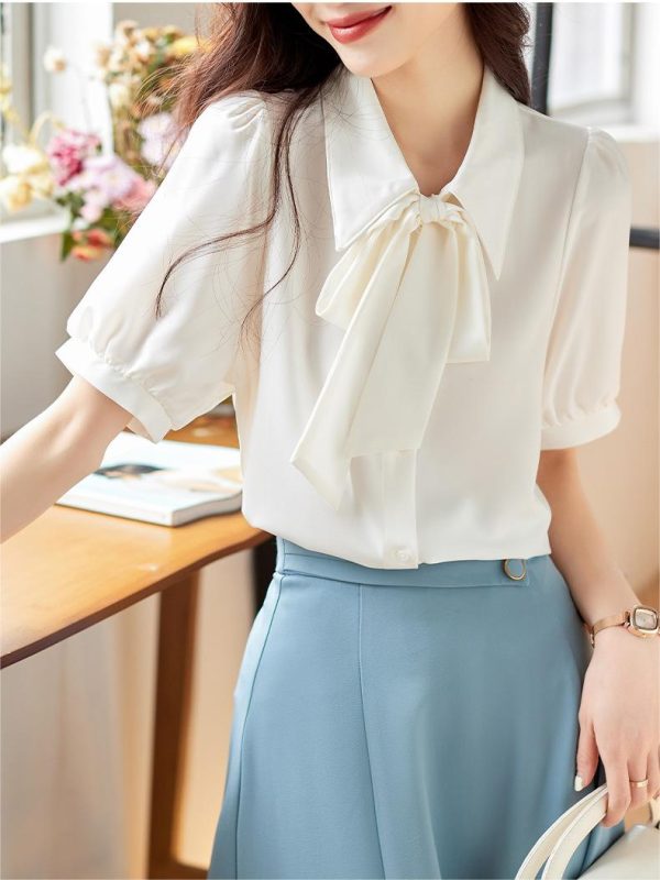 White Streamer Shirt.