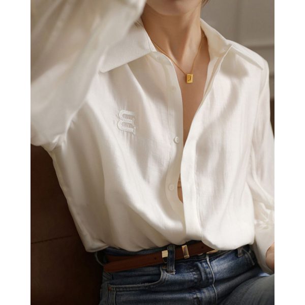 Chiffon Tencel Shirt.
