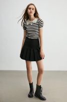 By the Sea Black Striped T-Shirt